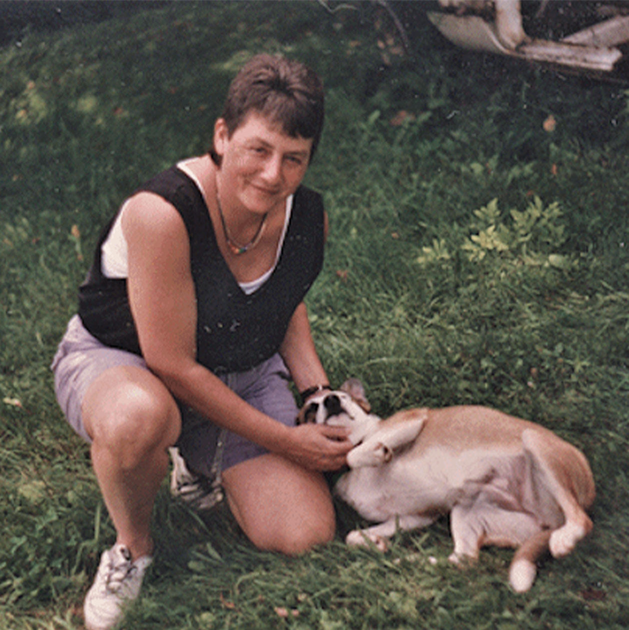 The author and her dog